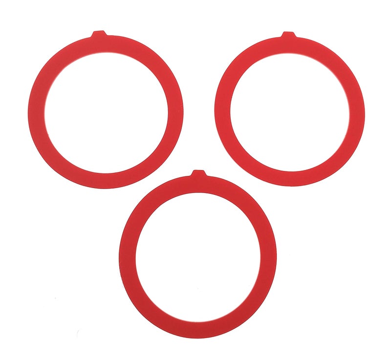 Essential Values Compatible Kohler Flush Valve Seal - 3 Pack Toilet Ring Seal GP1059291 - Flushing Gasket by Essential Values - Image 1